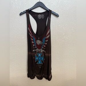 Affliction Americana Graphic Tank Top